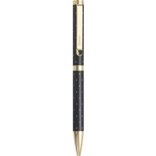 FILOFAX Golyóstoll, 1,0 mm, arany színű klip, fekete tolltest, FILOFAX &quot;Moonlight&quot;, fekete toll