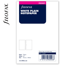 FILOFAX Jegyzetlapok Üres Pocket Fehér naptár, kalendárium