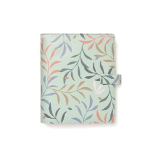 FILOFAX Kalendárium, gyűrűs, betétlapokkal, A5, FILOFAX "Botanical", menta gyűrűskönyv