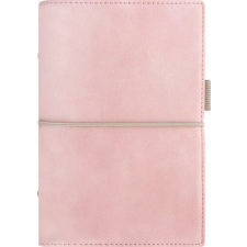 FILOFAX Kalendárium, gyűrűs, betétlapokkal, A5 méret, FILOFAX, "Domino" Soft", pasztell rózsaszín gyűrűskönyv