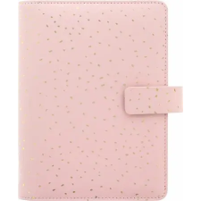 FILOFAX Kalendárium, gyűrűs, betétlapokkal, personal méret, FILOFAX, "Confetti", rózsakvarc naptár, kalendárium
