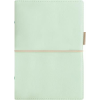 FILOFAX Kalendárium, gyűrűs, betétlapokkal, personal méret, FILOFAX, "Domino" Soft", pasztellzöld