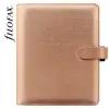 FILOFAX Saffiano Metallic A5, Rózsaarany