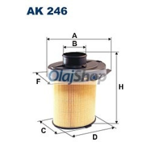 Filtron Légszűrő (AK 246) levegőszűrő