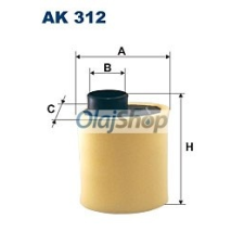 Filtron Légszűrő (AK 312) levegőszűrő