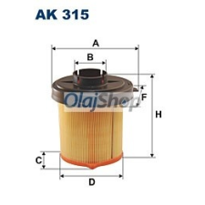 Filtron Légszűrő (AK 315) levegőszűrő