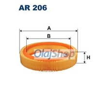 Filtron Légszűrő (AR 206) levegőszűrő