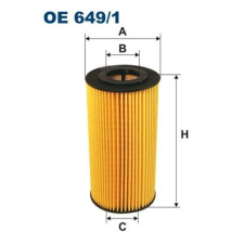 Filtron Olajszűrő FILTRON OE 649/1 olajszűrő