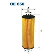 Filtron Olajszűrő FILTRON OE 650 olajszűrő