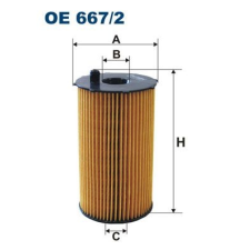 Filtron Olajszűrő FILTRON OE 667/2 olajszűrő