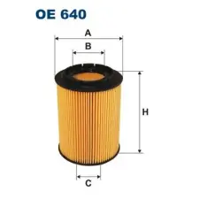 Filtron olajszűrő OE 640 autóalkatrész