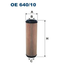 Filtron olajszűrő OE 640/10 autóalkatrész