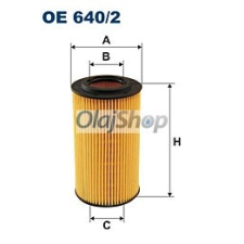 Filtron Olajszűrő (OE 640/2) olajszűrő