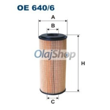 Filtron Olajszűrő (OE 640/6) olajszűrő
