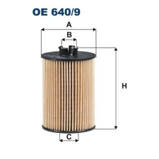 Filtron olajszűrő OE 640/9 autóalkatrész