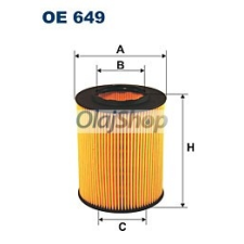 Filtron Olajszűrő (OE 649) olajszűrő