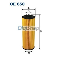 Filtron Olajszűrő (OE 650) olajszűrő