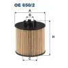 Filtron olajszűrő OE 650/2