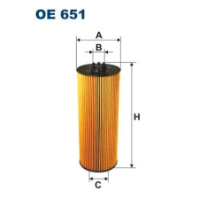 Filtron olajszűrő OE 651 autóalkatrész