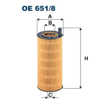 Filtron olajszűrő OE 651/8 autóalkatrész