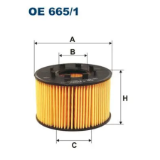 Filtron olajszűrő OE 665/1 autóalkatrész