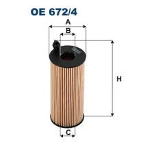 Filtron olajszűrő OE 672/4 autóalkatrész