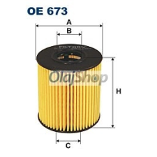 Filtron Olajszűrő (OE 673) olajszűrő