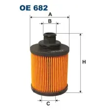 Filtron olajszűrő OE 682 autóalkatrész