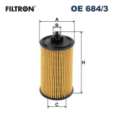 Filtron olajszűrő OE 684/3 autóalkatrész