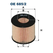Filtron olajszűrő OE 685/2 autóalkatrész