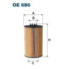 Filtron olajszűrő OE 686