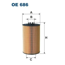 Filtron olajszűrő OE 686 autóalkatrész