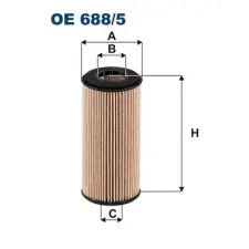 Filtron olajszűrő OE 688/5 autóalkatrész