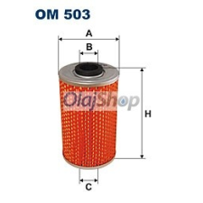 Filtron Olajszűrő (OM 503) olajszűrő