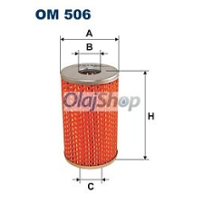 Filtron Olajszűrő (OM 506) olajszűrő