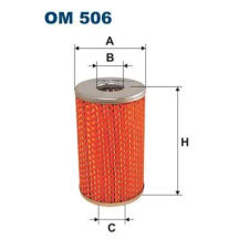 Filtron olajszűrő OM 506 autóalkatrész
