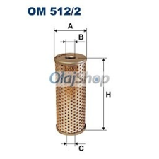 Filtron Olajszűrő (OM 512/2) olajszűrő
