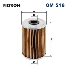 Filtron olajszűrő OM 516 autóalkatrész