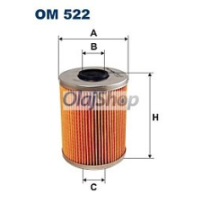 Filtron Olajszűrő (OM 522) olajszűrő