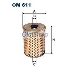 Filtron Olajszűrő (OM 611) olajszűrő