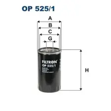 Filtron olajszűrő OP 525/1 autóalkatrész