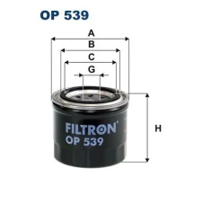Filtron olajszűrő OP 539 autóalkatrész