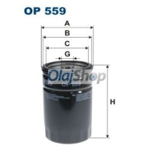 Filtron Olajszűrő (OP 559) olajszűrő
