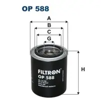 Filtron olajszűrő OP 588 autóalkatrész