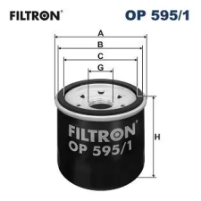 Filtron olajszűrő OP 595/1 autóalkatrész