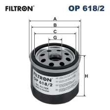 Filtron olajszűrő OP 618/2 autóalkatrész