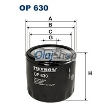 Filtron Olajszűrő (OP 630) olajszűrő
