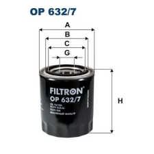 Filtron olajszűrő OP 632/7 autóalkatrész