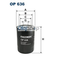Filtron Olajszűrő (OP 636) olajszűrő
