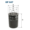 Filtron olajszűrő OP 647